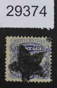 US STAMPS  #114 USED LOT #29374