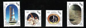 Samoa-Sc#760-3- id7-unused NH set-Space-Moon Landing-1989-