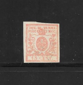 Italy, Parma #9 Mint No Gum
