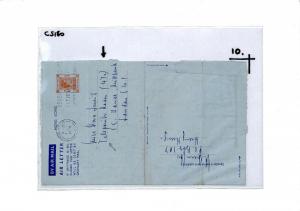 CS180 Hong Kong 1954 Air Mail Cover {samwells-covers}