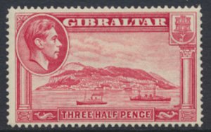 Gibraltar  SG 123 perf 14  SC# 109 MH  Rock of Gibraltar see scans /details