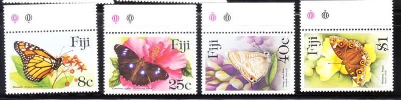 Fiji 1985 Butterflies MNH P515