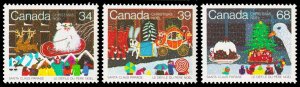 Canada Scott 1067-1069 (1985) Mint NH VF M