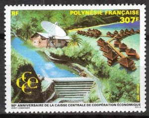 French Polynesia 1991 Landscapes Central Bank for Economic CCCE MNH