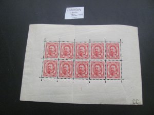 LUXEMBOURG 1906 MNH SC 82a SOUVENIR SHEET XF  $450 (154)