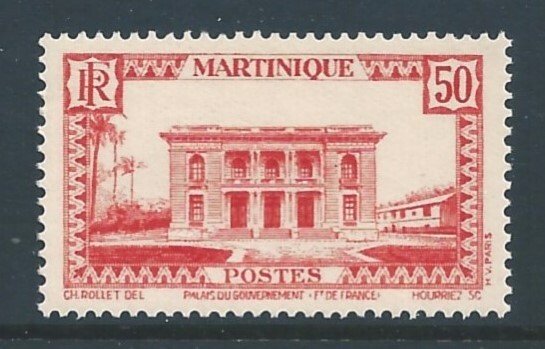 Martinique #148 NH 50c Government Palace