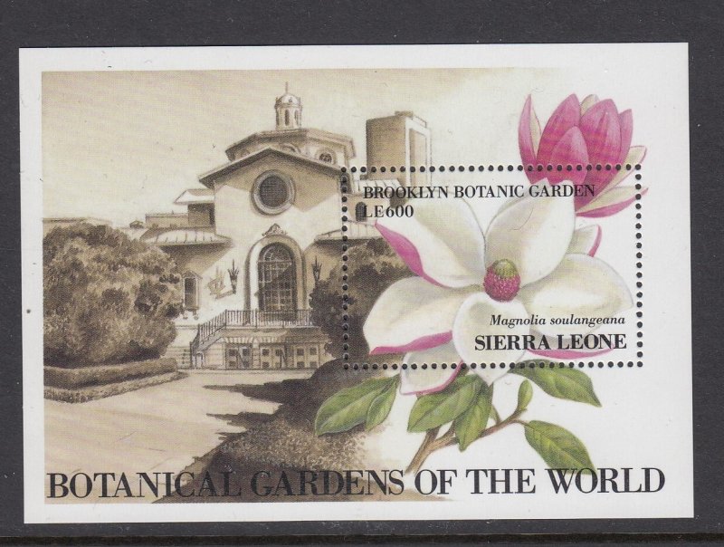 Sierra Leone 1429 Flowers SS mnh