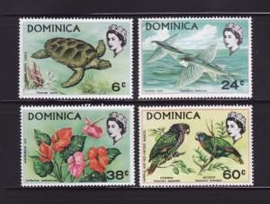 Dominica 297-300 Set MNH Various (C)