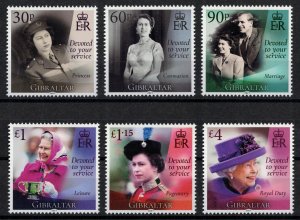 GIBRALTAR 2021 - Queen Elizabeth II, 95th anniversary / complete set MNH