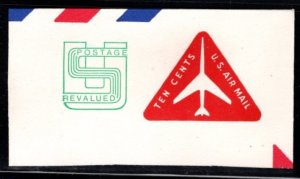 #UC45 Jet Revalued Cut Square - Mint