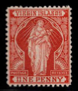 Virgin Islands  Scott 22 MH* St. Ursula 1899 CV $6