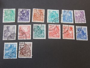 Germany 1953 Sc 188-94,96-8,200,02-04 FU