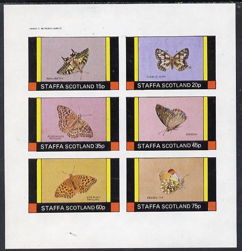 Staffa 1982 Butterflies (Swallowtail, Monarch, Orange Tip...