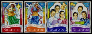 Tonga - Niuafo'ou 210-3 MNH Christmas, Angel