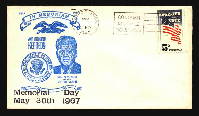 US - 4 Different JFK Cacheted Related Covers (IV) - Z15453