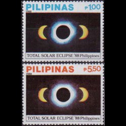 PHILIPPINES 1988 - Scott# 1922-3 Solar Eclipse Set of 2 NH