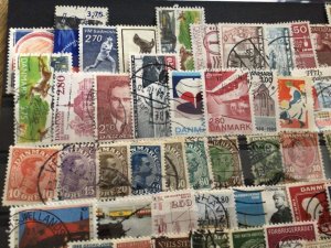 Denmark mounted mint or used stamps  A12364