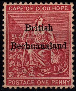 1885-87 BECHUANALAND QV 1d ROSE-RED (SG# 5) MNG FINE