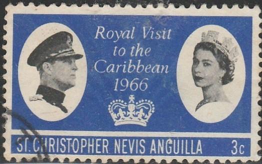 Saint Christopher, Nevis, & Anguilla,  #171 Used From 1966