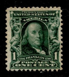 US Stamps #300 MNG VF FRANKLIN ISSUE - NICE MARGINS
