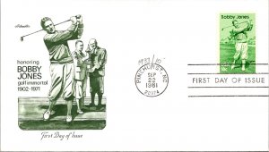 FDC 1981 - Honoring Bobby Jones, Golf Immortal - Pinehurst, NC - F33470