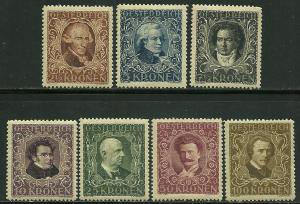 Austria # 50-56, Mint Hinge Remain