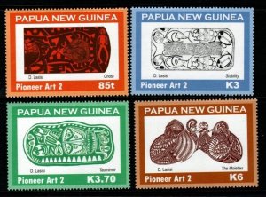 PAPUA NEW GUINEA SG1304/7 2009 PIONEER ART MNH