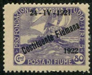 Fiume SC# 155 Second Constitutent Assembly of 1922 MLH SCV $27.50