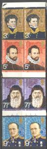 GREAT BRITAIN Sc# 664 - 667 MNH FVF Set4 x Pair Explorers