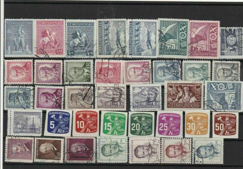 Czechoslovakia stamps Ref 13764 