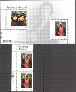 Canada 2010 Art Paintings Prudence Heward Mi. 2649 Bl.130 MNH