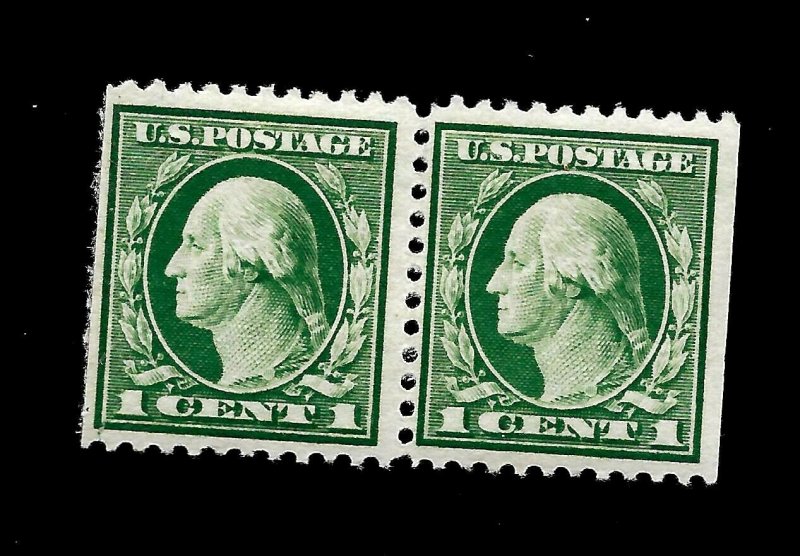 US 1917 Sc #498 e, Washington Mint NH - Line Pair - Crisp Color - Centered