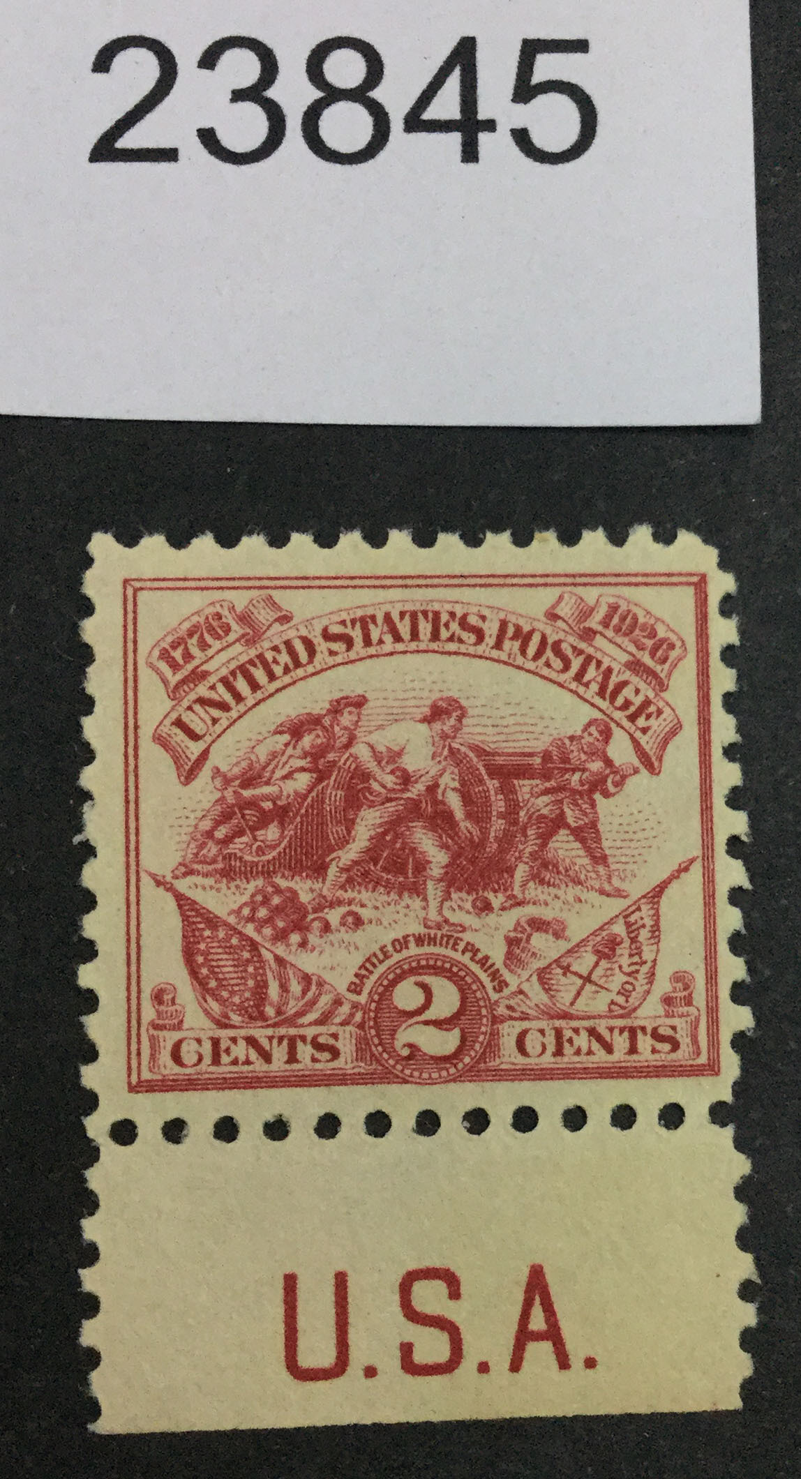 US Stamps 630 Margin Single Mint OG NH LOT 23845 United States