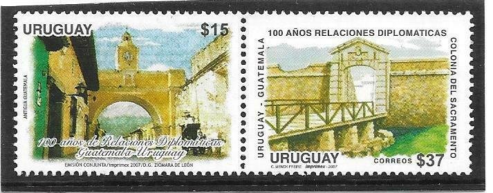 2007    URUGUAY  -  SG. 3069 / 3070  -  BRIDGES  -  MNH