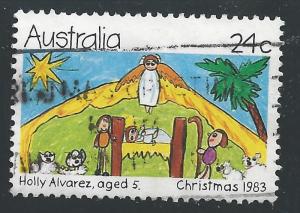 Australia #882 24c Christmas - Nativity