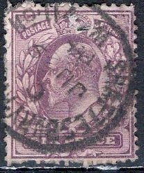 Great Britain; 1902: Sc. # 135: Used Single Stamp
