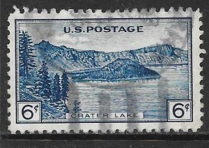 USA 745: 6c Crater Lake, VF, used