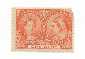 Canada #31 The 1897 Jubilee 1 Cent Faulty MNH C.V. $75.00