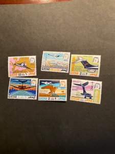 Stamps Qatar Scott #206-11 never hinged