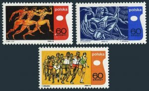 Poland 1742-1744, MNH. Michel 2010-212. Polish Olympic Committee, 1970.