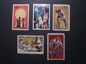 ​CUBA 1969-SPORTS EVENTS  USED STAMP-VF WE SHIP TO WORLD WIDE & COMBINED