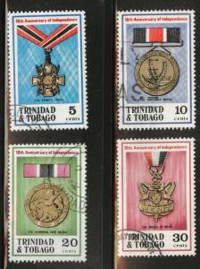 Trinidad Tobago Scott 219-222 Used CTO set