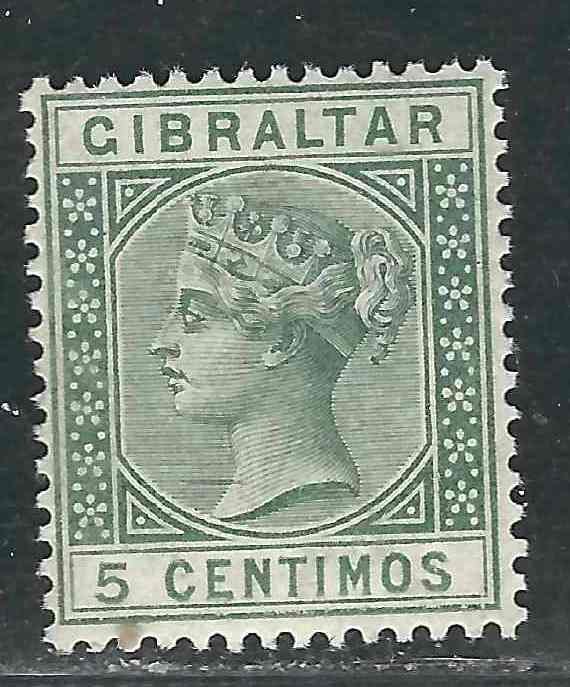 Gibraltar 29 SG  22 MNH  VF 1889 SCV $7.00*