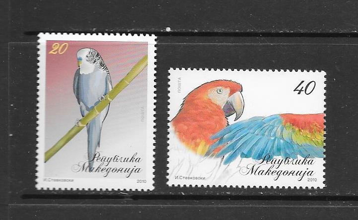 BIRDS - MACEDONIA #511-12   MNH