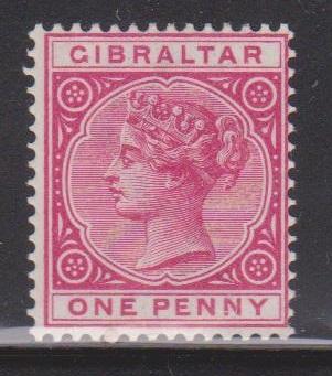 GIBRALTAR Scott # 10 Mint Hinged - Early Queen Victoria