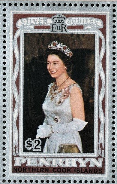 PENRHYN  #89A, MINT NH SOUVENIR SHEET OF 3 - 1977 - PENRH002