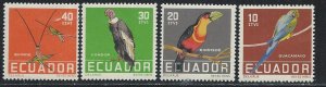 ECUADOR SC# 634-7 FVF/MLH 1958