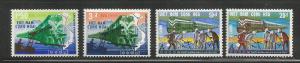 VIETNAM, 339-342, MNH, RAILROAD