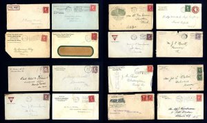 Lot of 16 Advertising / Corner Card covers various states 1900s to 1920s - # 6