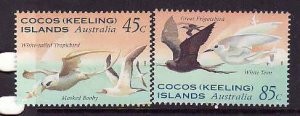 Cocos (Keeling) Is.-Sc#300-1-unused NH set-Seabirds-1995-